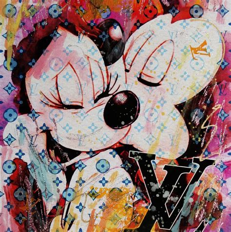 mickey mouse louis vuitton painting|mickey louis vuitton bag.